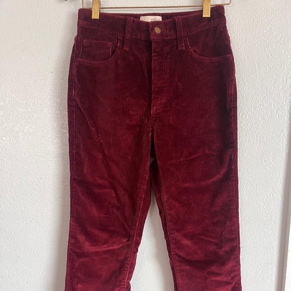 Maroon corduroy pants Size 4R - Picture 1 of 5